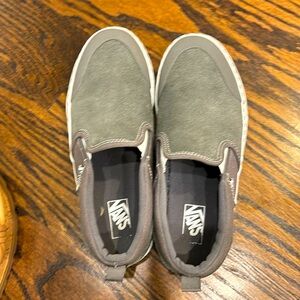 Worn Once grey slip-on Vans
